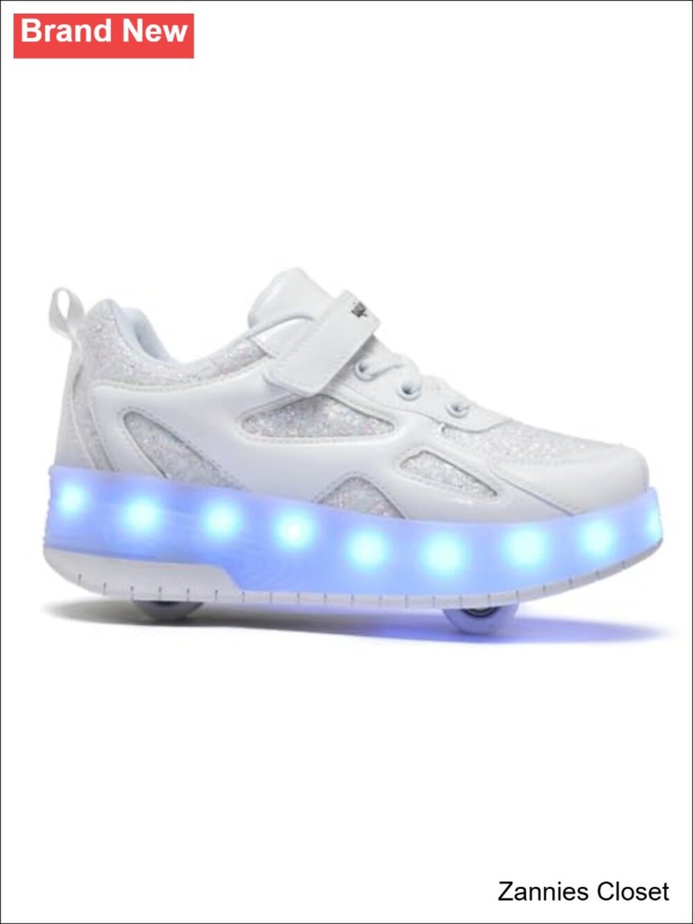 ✨ Light-Up Roller Shoes for Kids 4-in-1 USB Rechargeable LED Sneakers